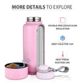 Tummy Tumblers™ Multi-Purpose Vacuum Insulated Bottle with Storage Bowl
